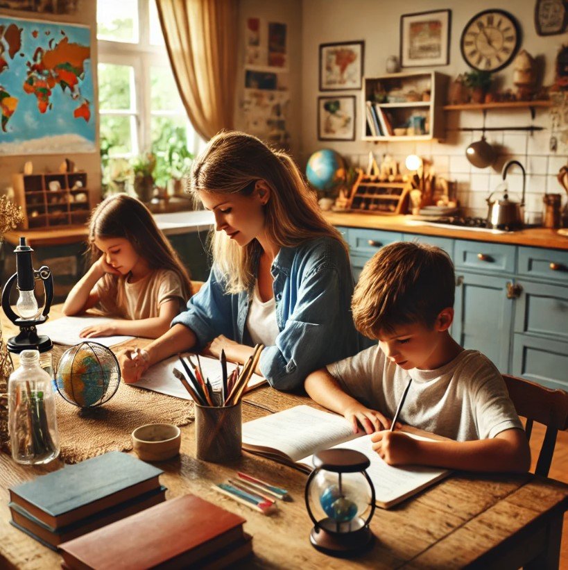 Homeschooling Family