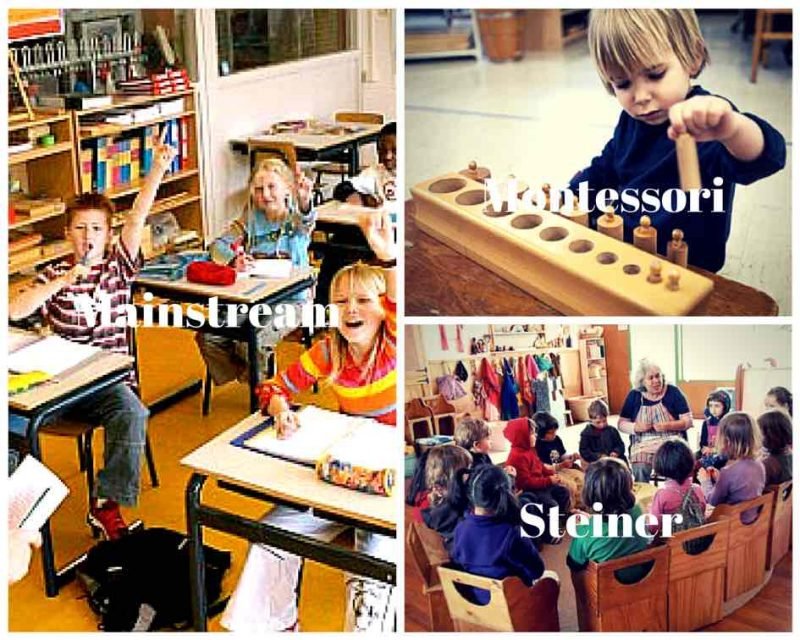 difference-among-mainstream-montessori-and-steiner-school