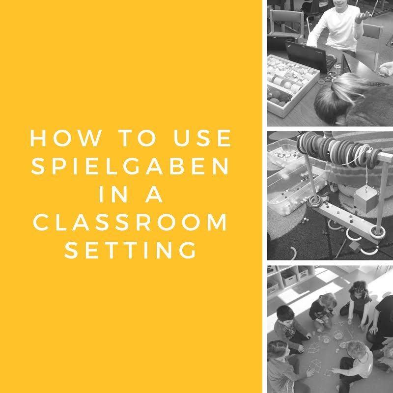 How to use Spielgaben in a classroom setting