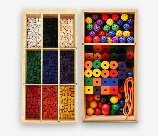 Little Genius Wood Sorting Box (Multicolor) : : Toys & Games