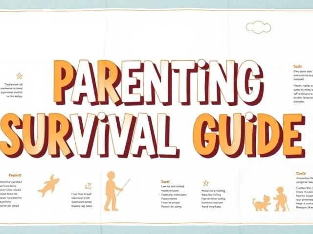 parenting survival guide poster