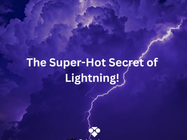 Lightening from purple clouds