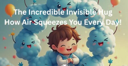 An illustration of How air squeeze human body every moment