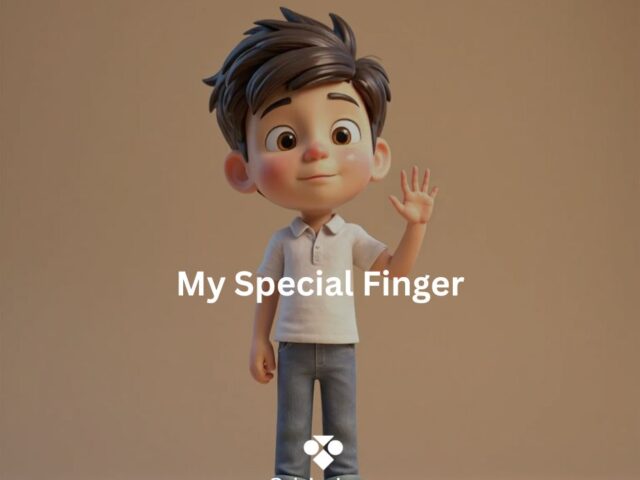 a boy with tiny pinky fingers