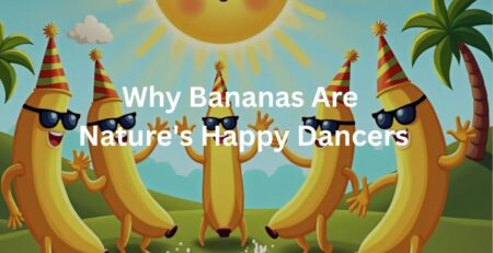 Child friendly illustration of bananas dancing