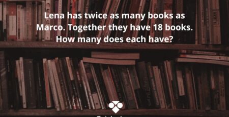 word equation with bookstore background