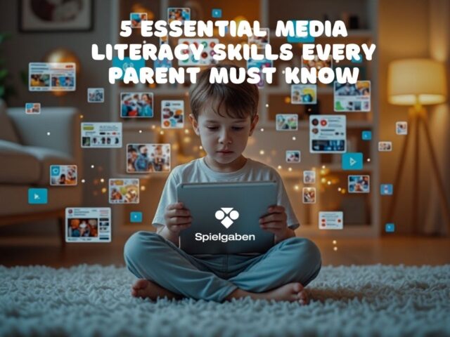 A child is navigating internet with a laptop and getting unfiltered information