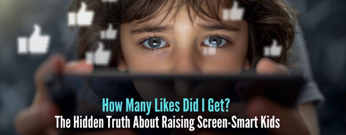 A child is constantly watching likes on his post