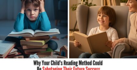 A boy is struggling to read and the other boy enjoy reading