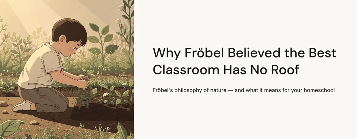 Why Fröbel Believed the Best Classroom Has No Roof
